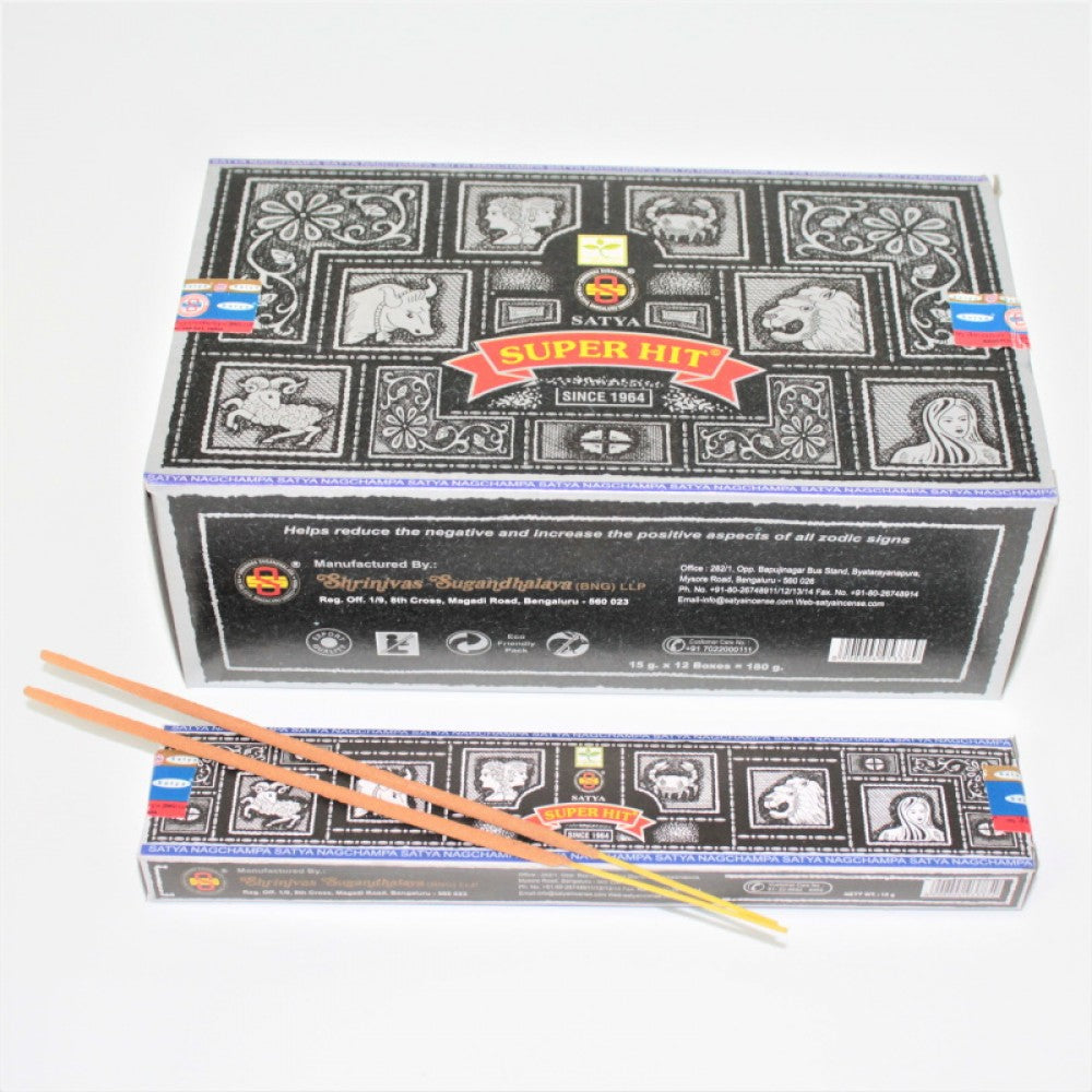 Satya Sai Baba incense aroma box collection with traditional herbal sticks.