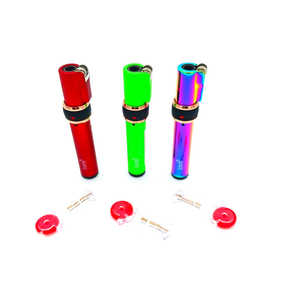 Scorch Torch 61585 flint igniter torch lighter with powerful jet flame for precise heating and ignition