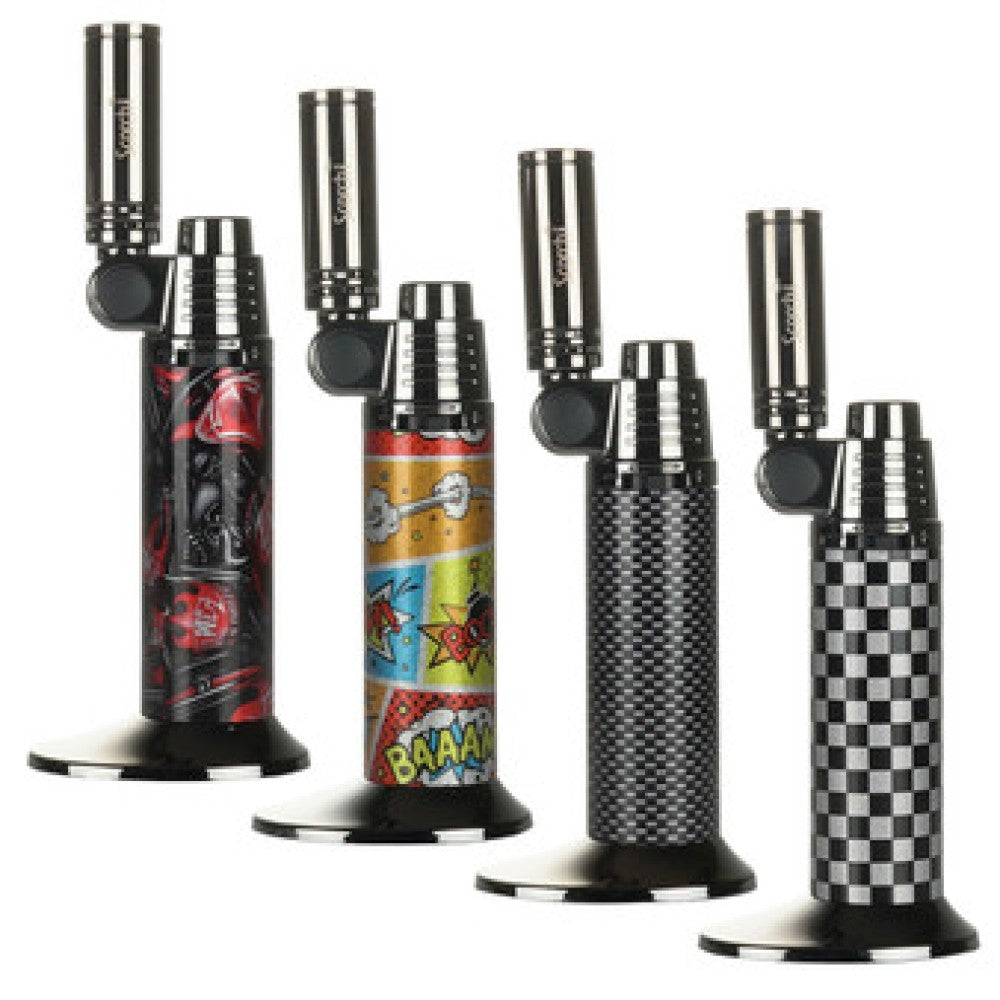 Scorch Torch 61673 adjustable angle torch 6 piece pack with durable metal body, strong flame output and easy ignition for reliable use.