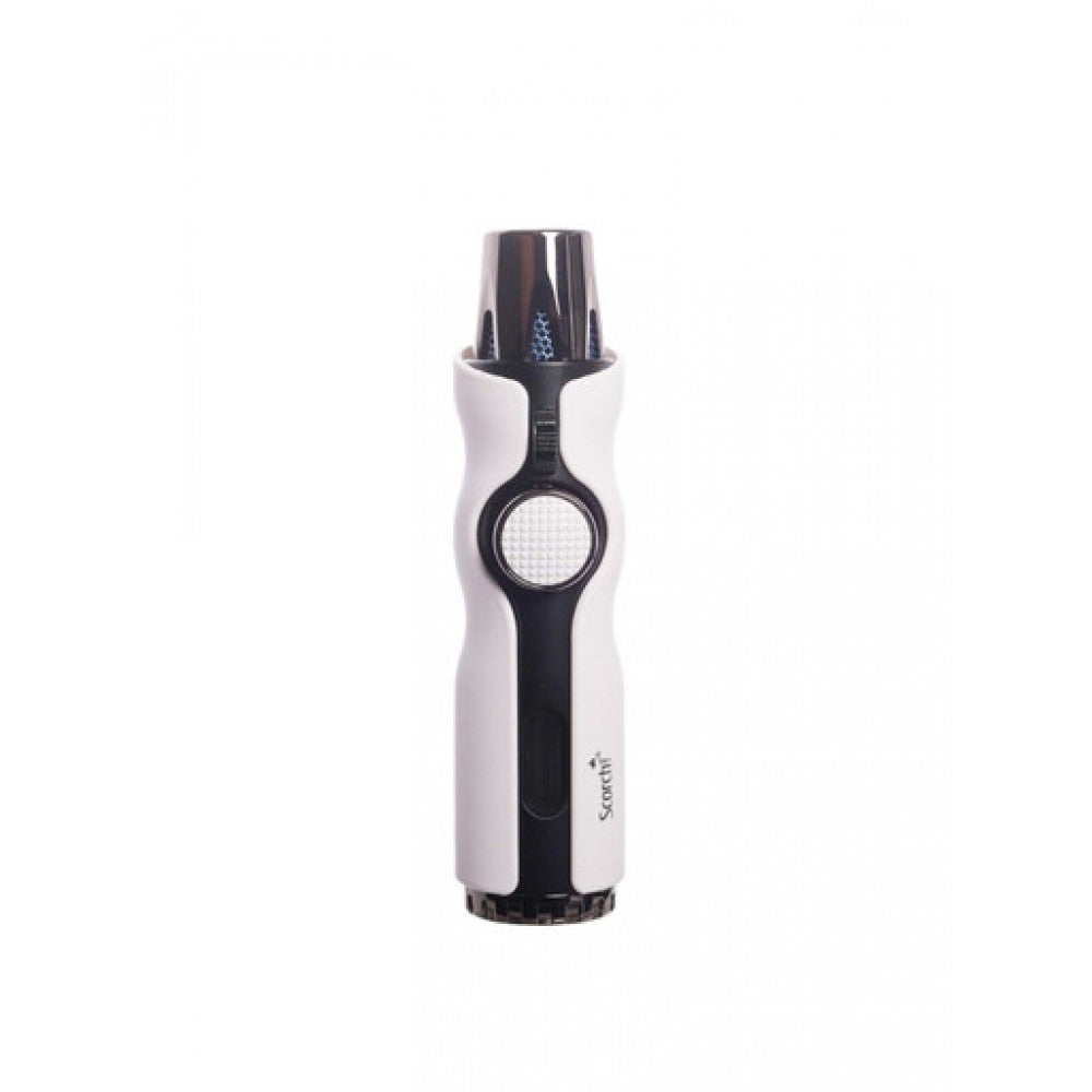 Scorch Torch model 61691 wavy torch grip 9 pieces per display refillable butane torch lighter with ergonomic wavy handle and strong adjustable flame for multipurpose use