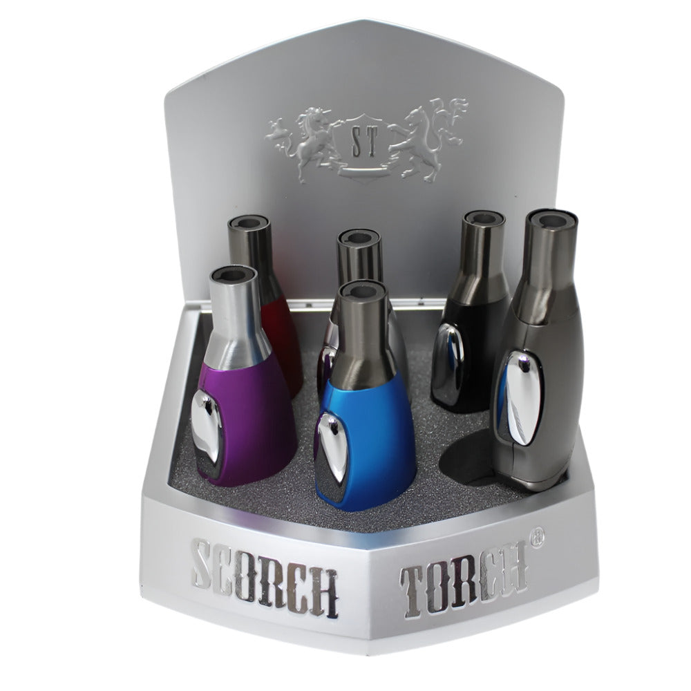 Scorch Torch grip straight metal soldering torch 6 pcs pack Model 61312, durable heavy-duty build with adjustable flame control for precise soldering and industrial use.
