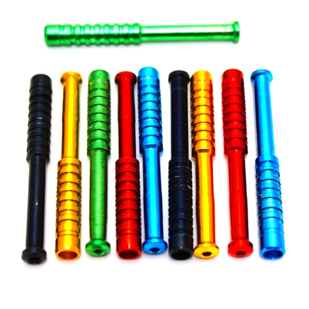 Solid Color Metal One Hitter with durable metal construction, sleek finish, and compact portable design.