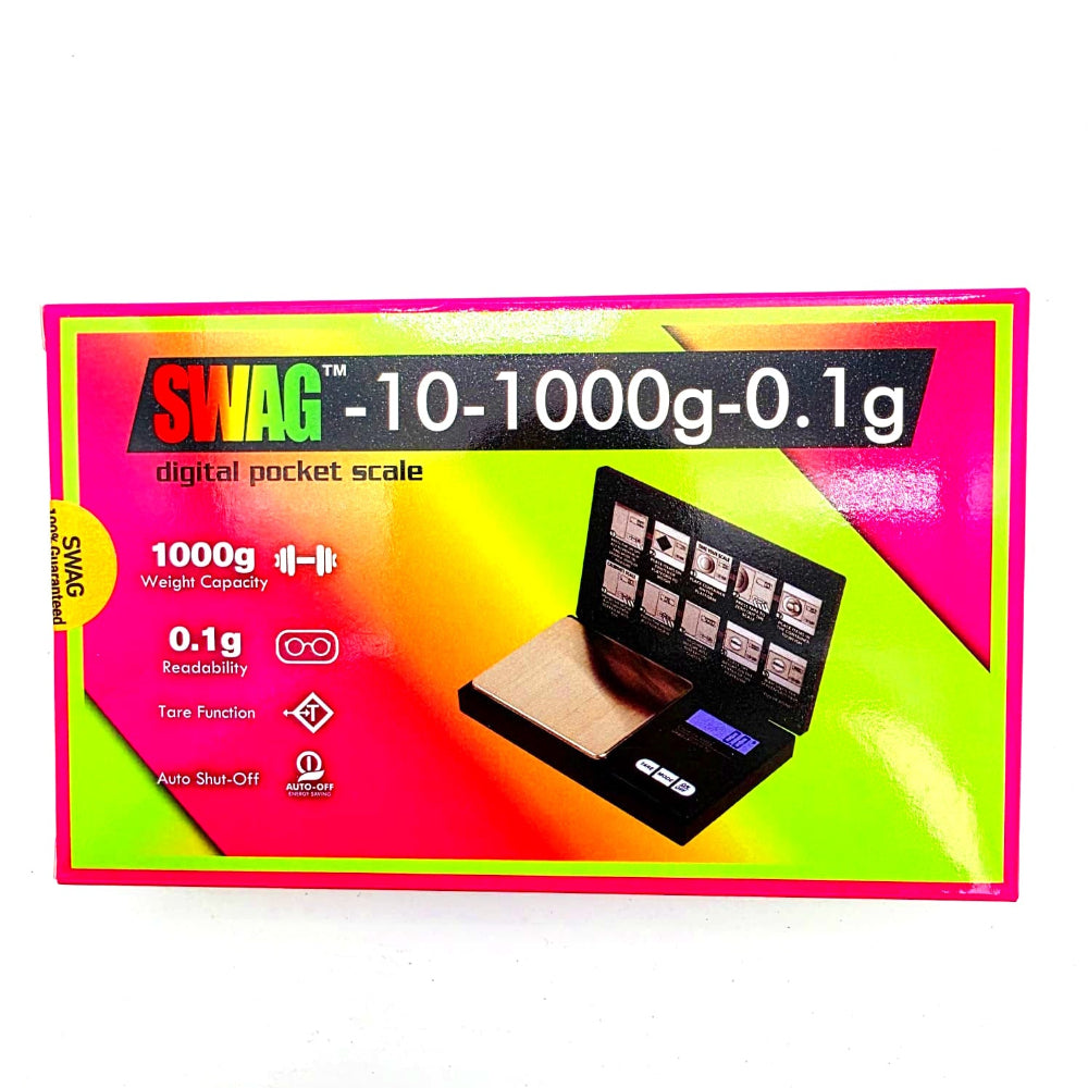 Swag Scale 10–1000g 0.1g Digital Pocket Scale High Capacity Precision Weighing Scale Portable Use