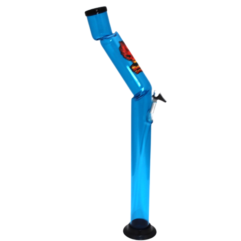 Tall Headway Designs Acrylic Dizzy Lizzy water pipe featuring a durable acrylic construction, unique Dizzy Lizzy design, and smooth water filtration for an enjoyable smoking experience.