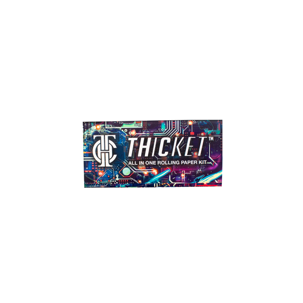 Thicket Complete Rolling Papers Kit 30 count pack with rolling essentials in a convenient all-in-one format, designed for portability and ease of use.