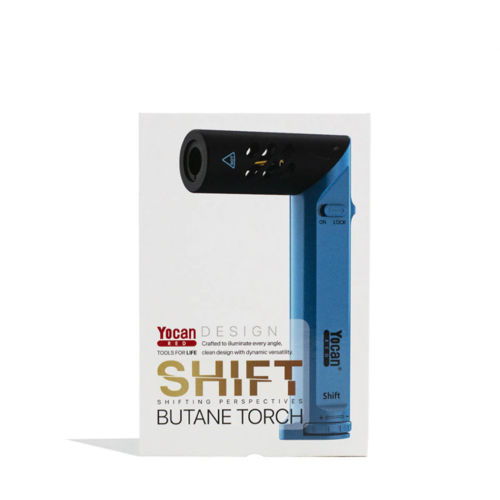Yocan Shift torch lighter with refillable design, durable construction, and strong wind-resistant flame for reliable and precise heating performance.