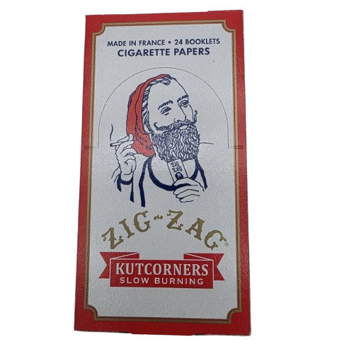 Zig Zag Kutcorners slow burning rolling papers 24 per pack with premium quality material and smooth even burn performance.