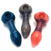 4'' Swirl Design Assorted Color Heavy Duty Glass Hand Pipe 