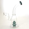 8.5'' Curve Design Dab Rig Water Pipe With 14 MM Male Banger 