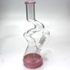 9.5'' Beaker Base Zig Zag Tube Color Water Pipe With 14 MM Male Bowl G-G 