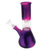 8'' Beaker Base Rasta Color Single Side Bowl Water Pipe 