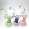 8'' Tube Color Swirl  Design Heavy Duty Bubbler Large Size 