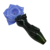 6'' Rose Flower Shape Heavy Duty Glass Hand Pipe