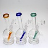 6"Tube Color Dab Rig Design Water Pipe With 14 MM Male Quartz Banger 