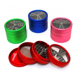 4 Part Transparent Top Heavy Duty Grinder 63mm