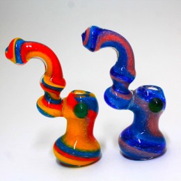 7" Multi Color Heavy Duty Bubbler Large Size