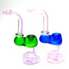 8" Tube Color Swirl Bubbler Large Size