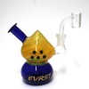 5" Evrst Round Base Dab Rig Water Pipe with 14mm Male Banger