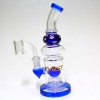 8" Evrst Dot Color Dab Rig Water Pipe With 14mm Male Banger