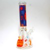 14'' Glow in The Dark Halloween Design Beaker Picture Art Heavy Duty Water Pipe G-G 