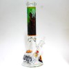 14'' Glow in The Dark Halloween Design Beaker Picture Art Heavy Duty Water Pipe G-G 