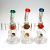 7" Evrst Zig Zag Color Dab Rig Water Pipe with 14mm Male Banger