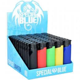 Special Blue Flip Jet  Wind Proof Lighter 50ct Display