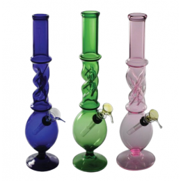 13" Twisted neck design with Pedestal Base Regular Water Pipe