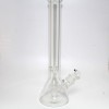 16'' 9MM Clear  Beaker Water Pipe  Glass on Glass 