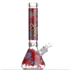 10'' Beaker Decal Design Colorful Water Pipe With 14 MM Male Bowl G-G