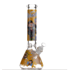 10'' Beaker Decal Design Colorful Water Pipe With 14 MM Male Bowl G-G