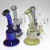 7" Colorful Dab Rig Water Pipe With 14mm Male Banger 