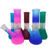 8'' Beaker Base Colorful Single Side Bowl Water Pipe 