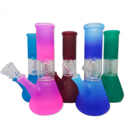 8'' Beaker Base Colorful Single Side Bowl Water Pipe 