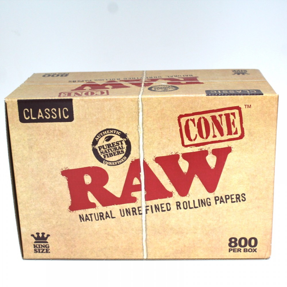 Raw Cone Classic King Size 800 Per Box