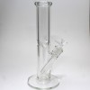 12'' 9 MM Thick Flat Bottom Straight Shooter Water Pipe With Down Stem & 14 MM Male Bowl Glass On Glass  