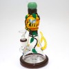 9'' Beaker Base 3 Horns With Bee Decorated Water Pipe G-G