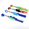 5'' Silicone Multi Color Straw Kit  With Titanium Nail 14 MM 