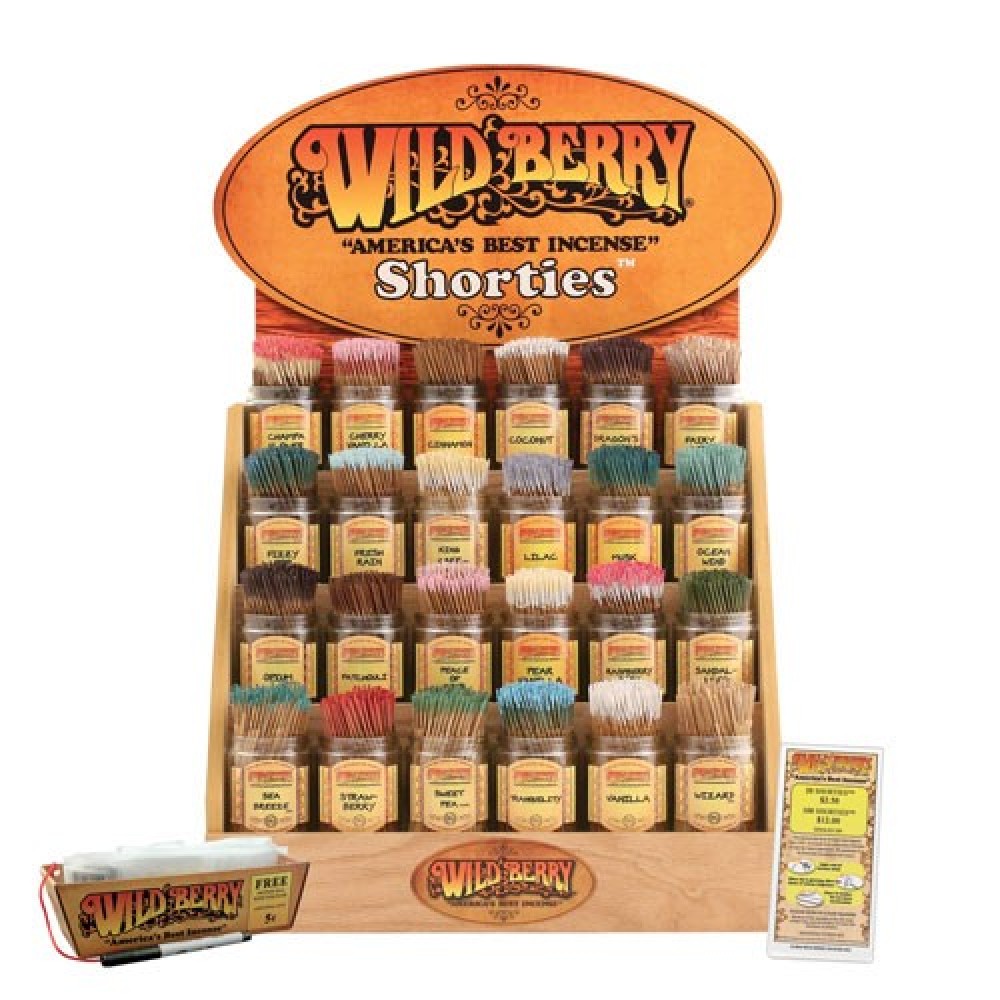 Wild Berry Display Incense Starter Kit - STS (Shorties Starter A)