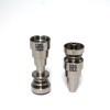 USA Made  GR2 Male/Female Multi Size Domeless Titanium Nail with Lid 