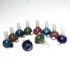 Glass Bowl Assorted Color 14 MM Male Glass On Glass 