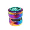 4 Part Rainbow Color With Window Design Heavy Duty Grinder 63 MM Size 