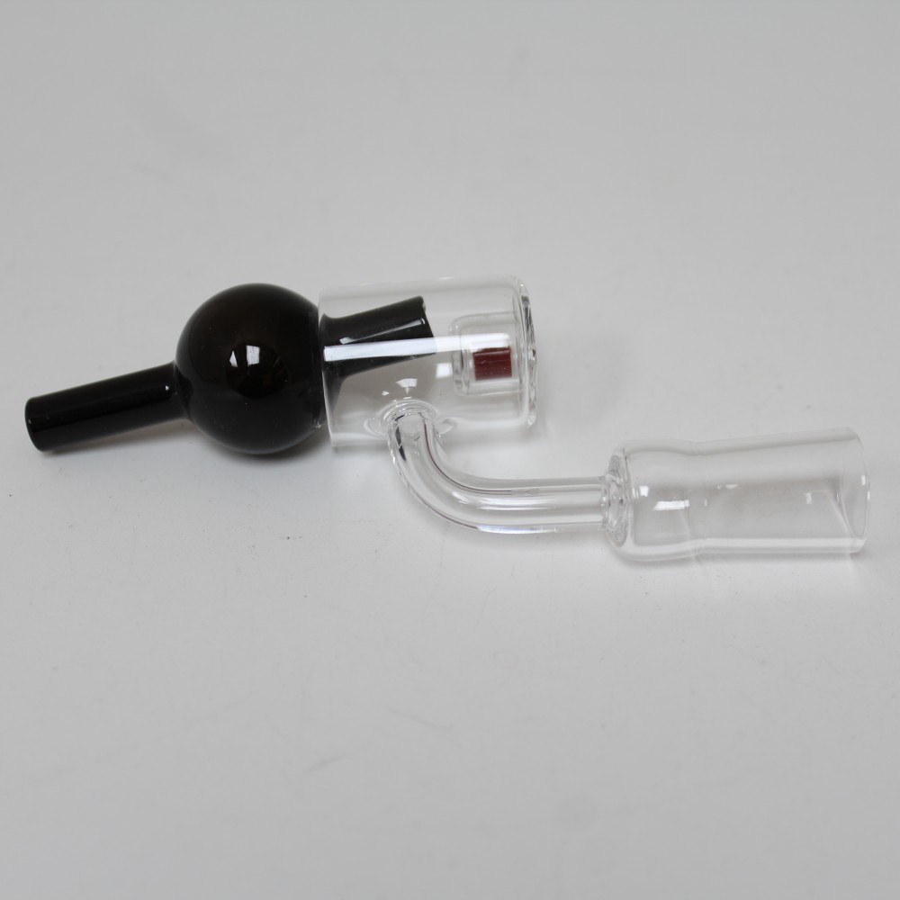 New  90 Degrees Quartz Banger 14 MM Female With Ball Carb Cap