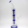 17'' Tall Triple Tree Percolator Heavy Duty  Water Pipe G - G 