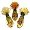 5'' Rasta Color Design Extra Heavy Duty Glass Hand Pipe 