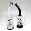 11'' Round Bottom Design Percolator Water Pipe With 14 MM Male Quartz Banger 